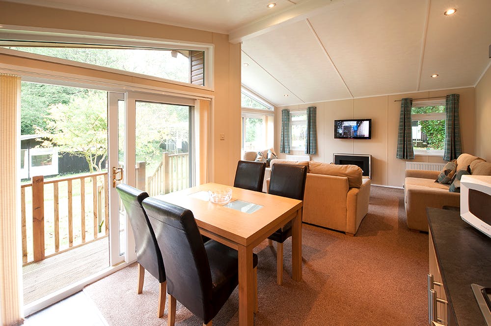 Dining Room- Patio Doors- Cornwall Holidays