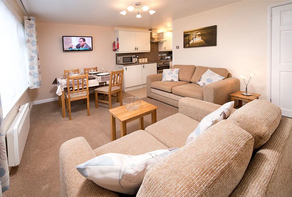 Living Area | 2 Bed Gold Apartment