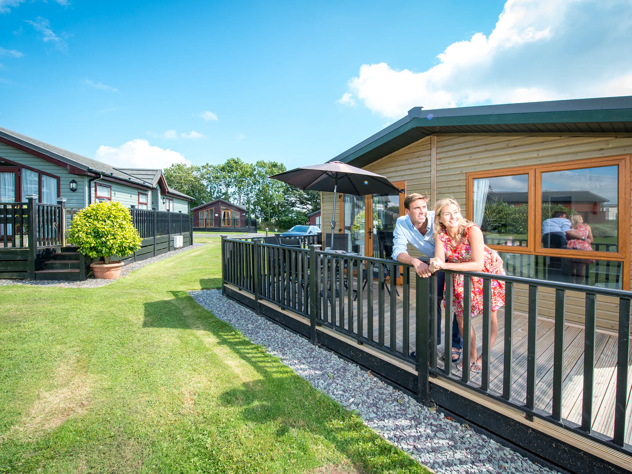 lodge with balcony | Cornwall