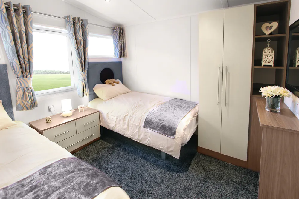 Twin bedroom ¦ Killigarth Manor Holiday Park Cornwall