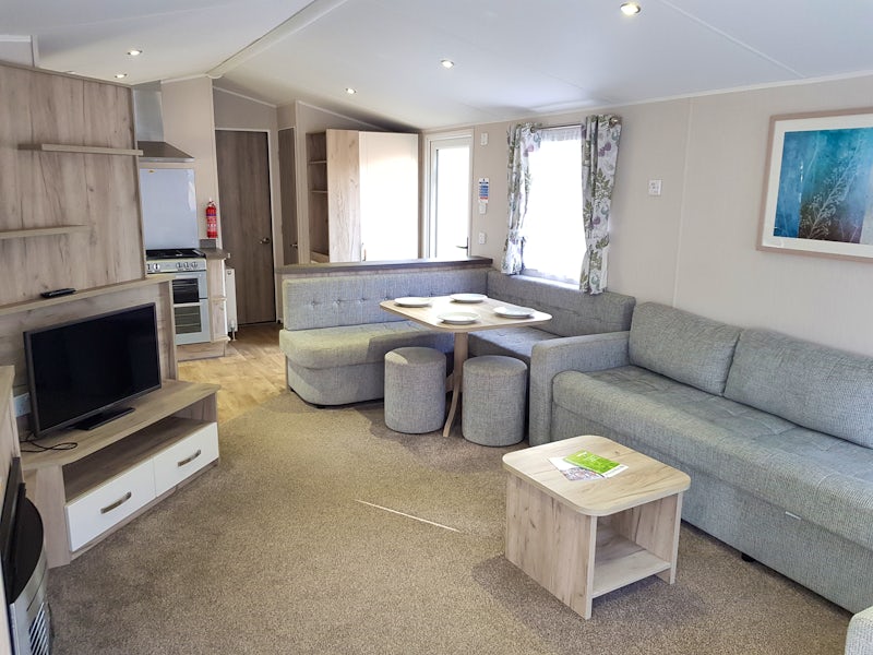 Living room ¦ 2 Bed Platinum Caravan Lodge