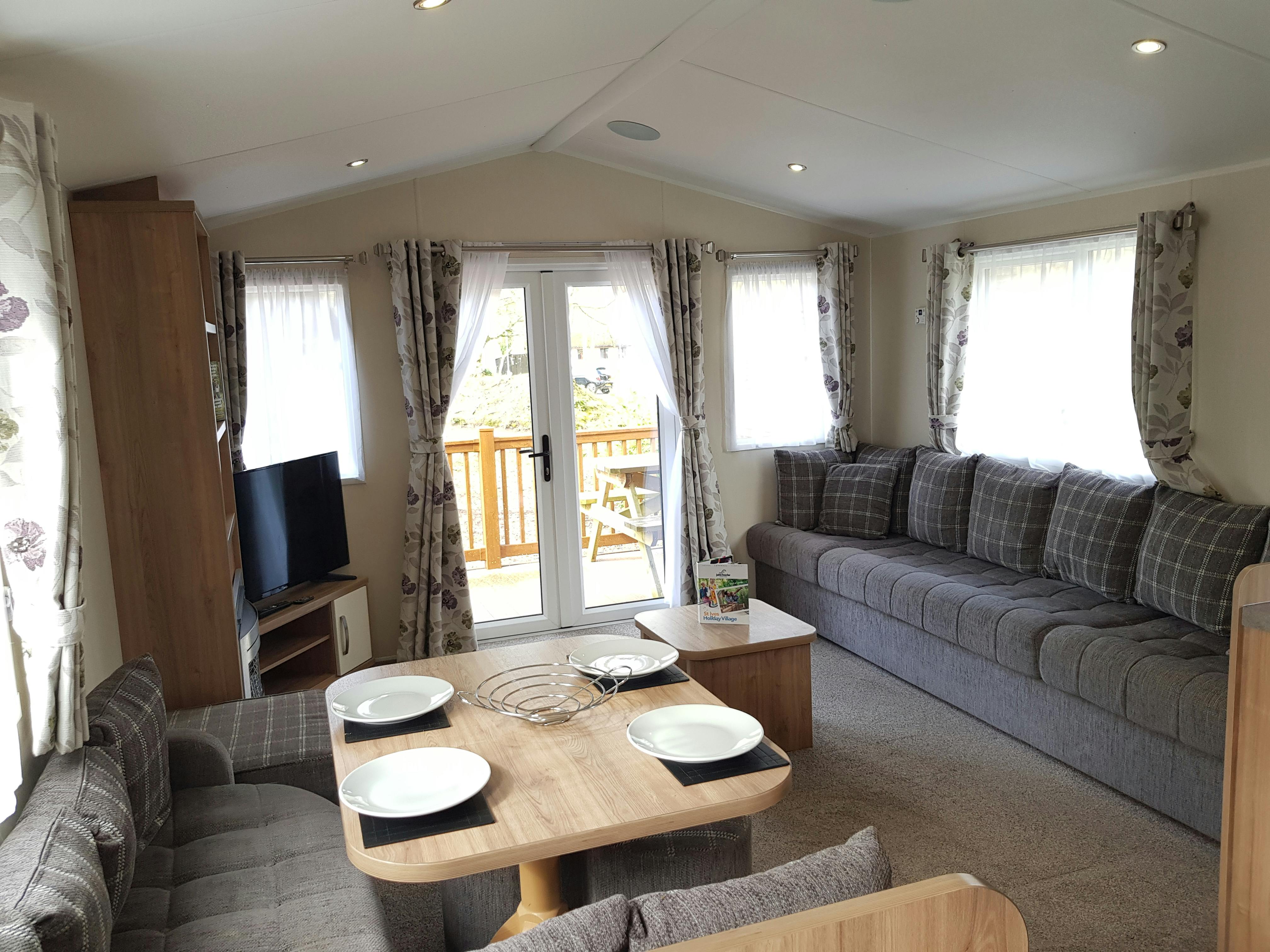 Living room ¦ Lodges in Cornwall