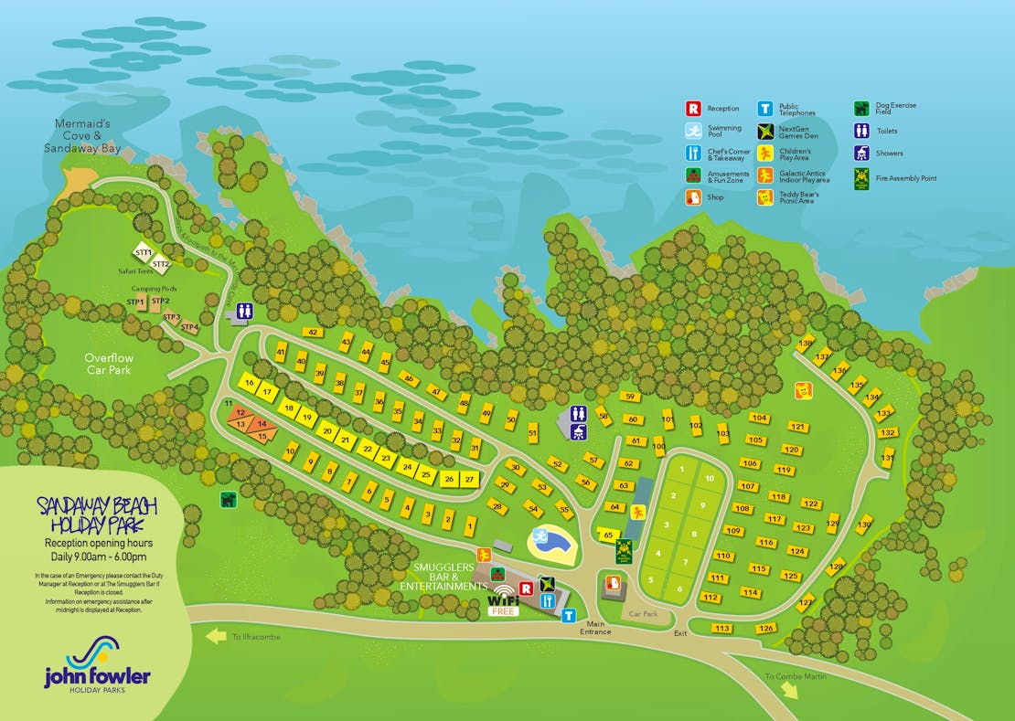 St Osyth Beach Holiday Park Map