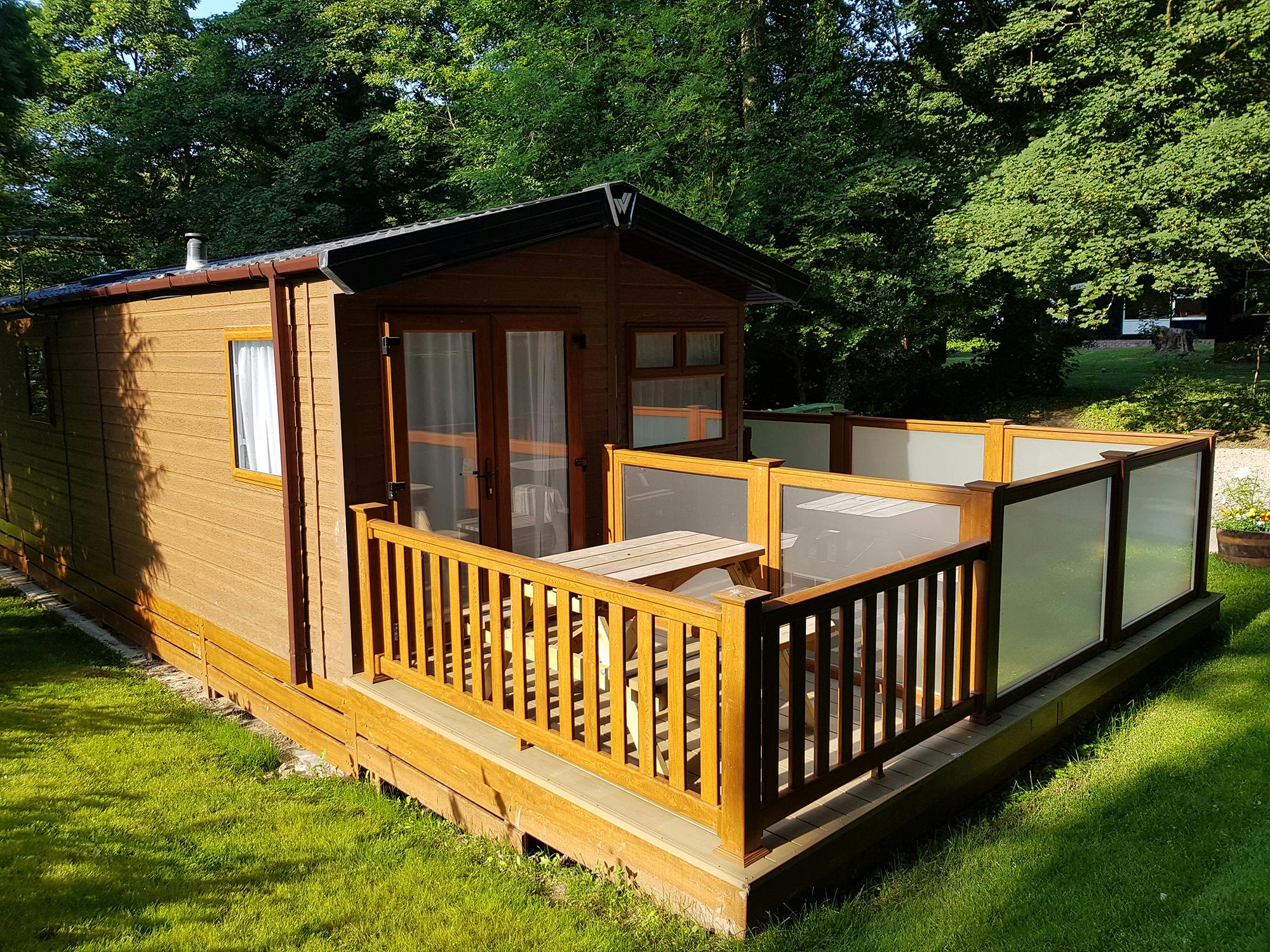 Hot Tub Caravan Lodge