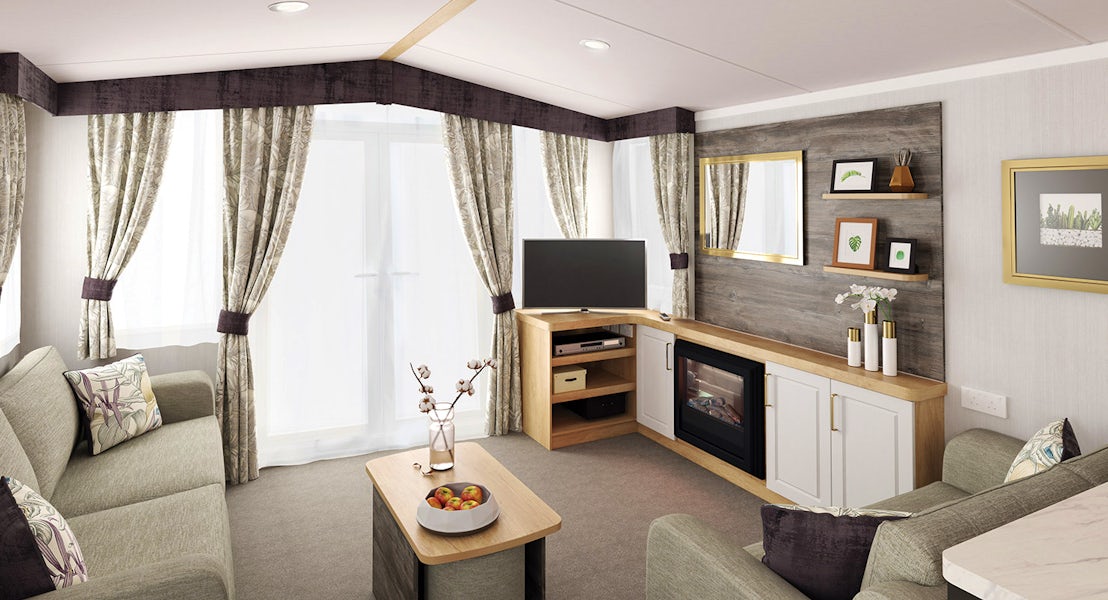 Living room ¦ 3 Bedroom Platinum Caravan