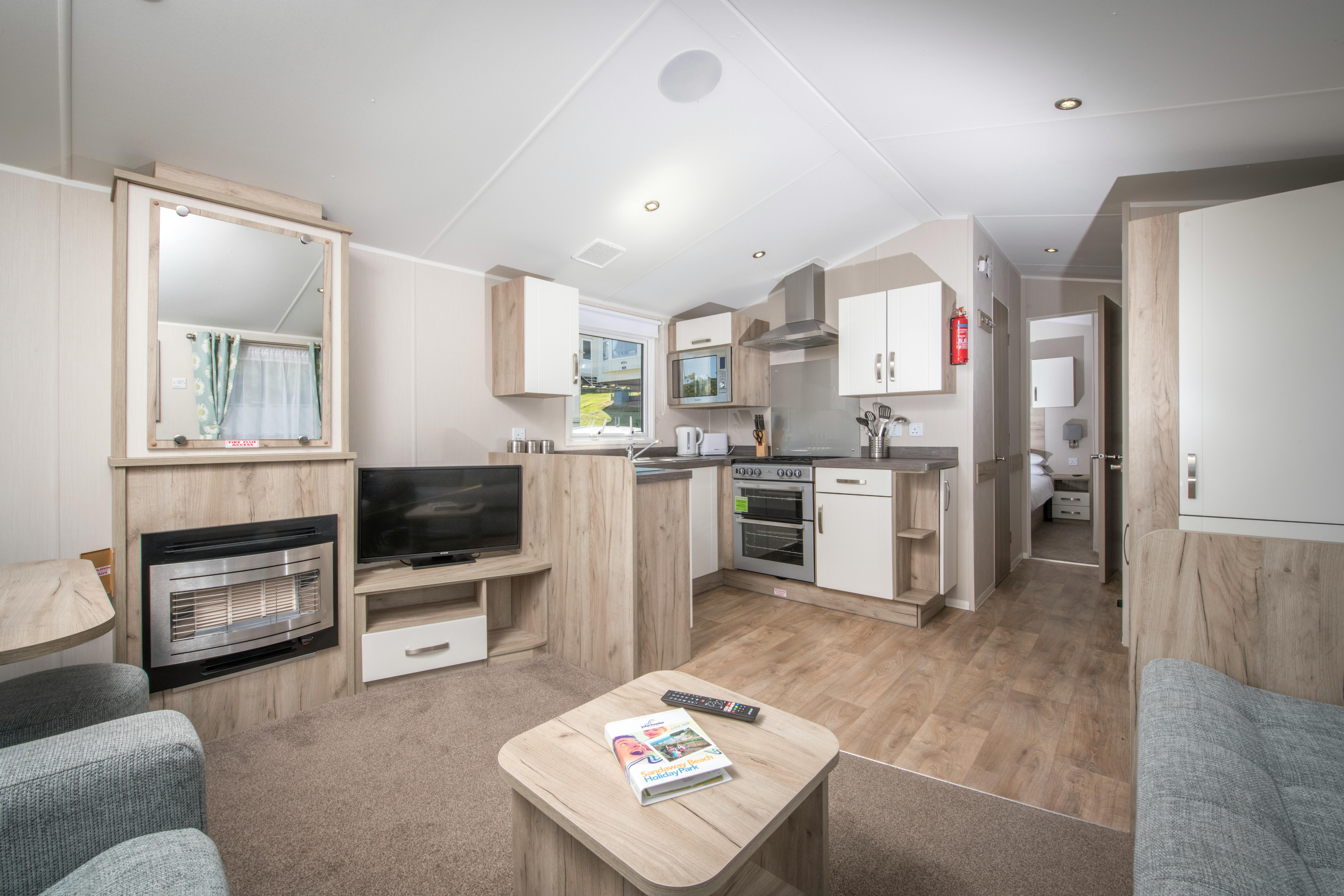 Living room ¦ 2 bedroom platinum caravan