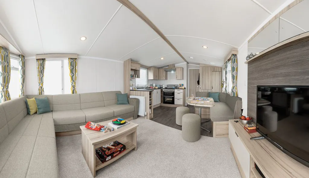 Living room ¦ 3 Bedroom Platinum Caravan
