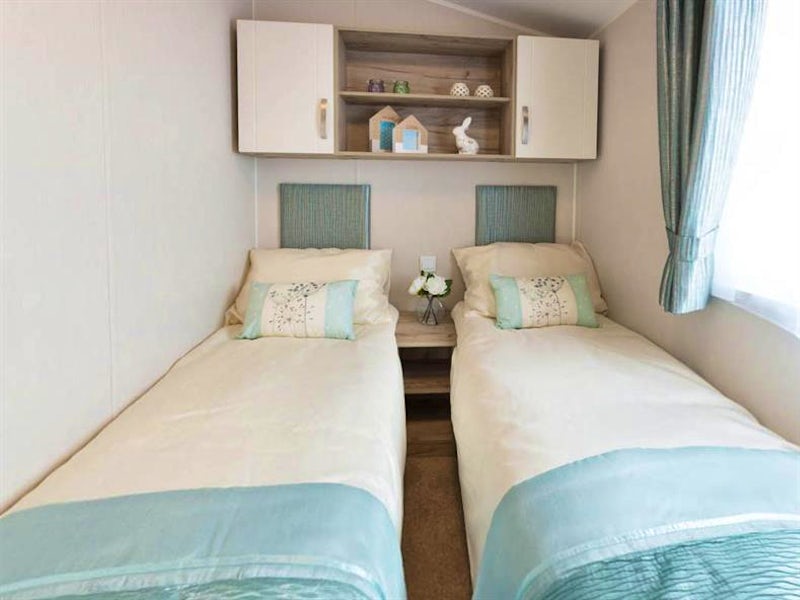 Twin room ¦ 3 Bed Gold Hot Tub Caravan Lodge