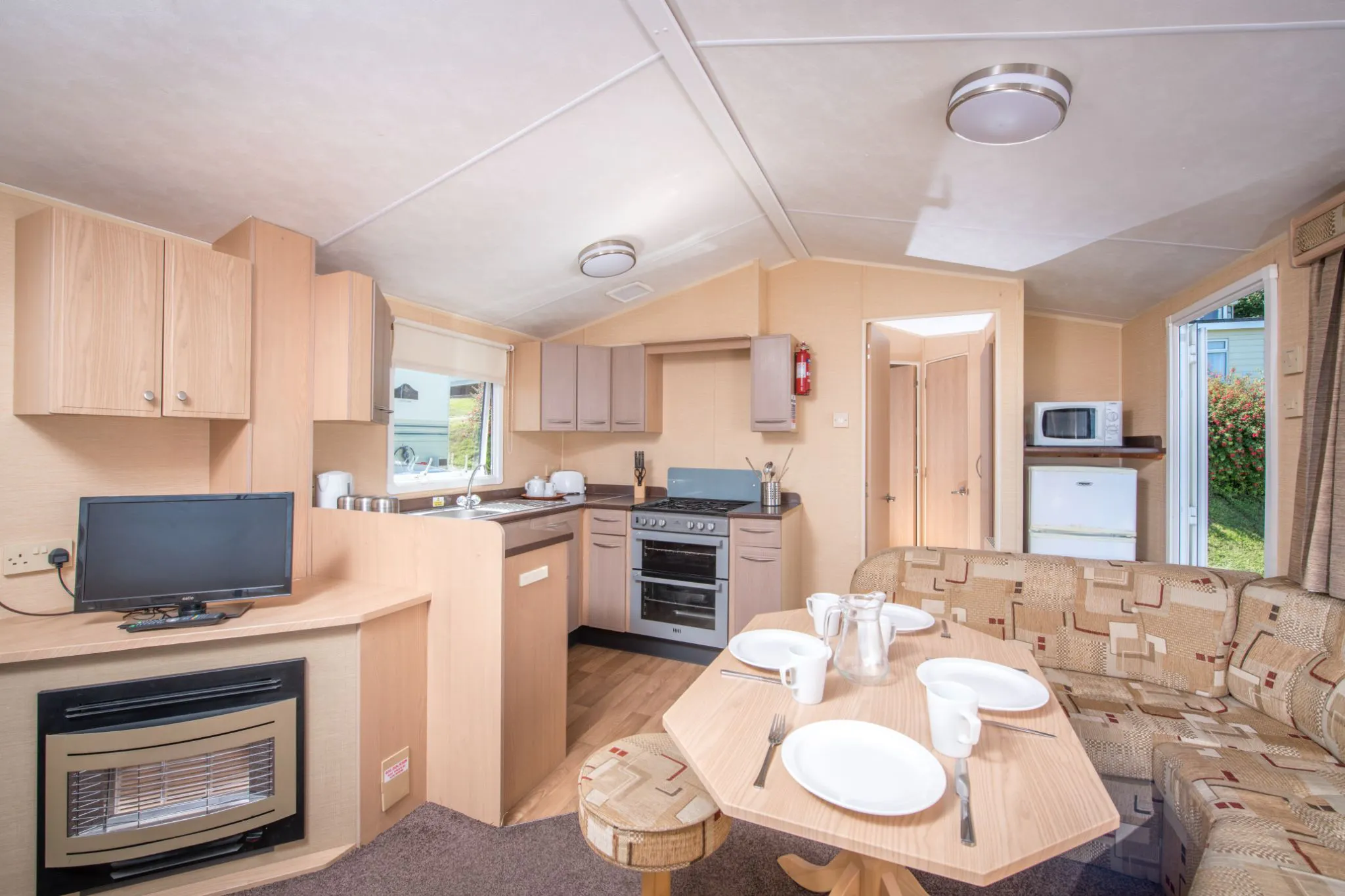 Kitchen | Lounge | 1 bed value caravan