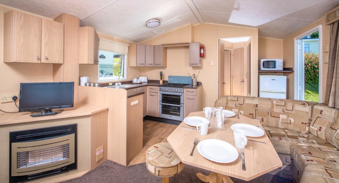 Kitchen | Lounge | 1 bed value caravan