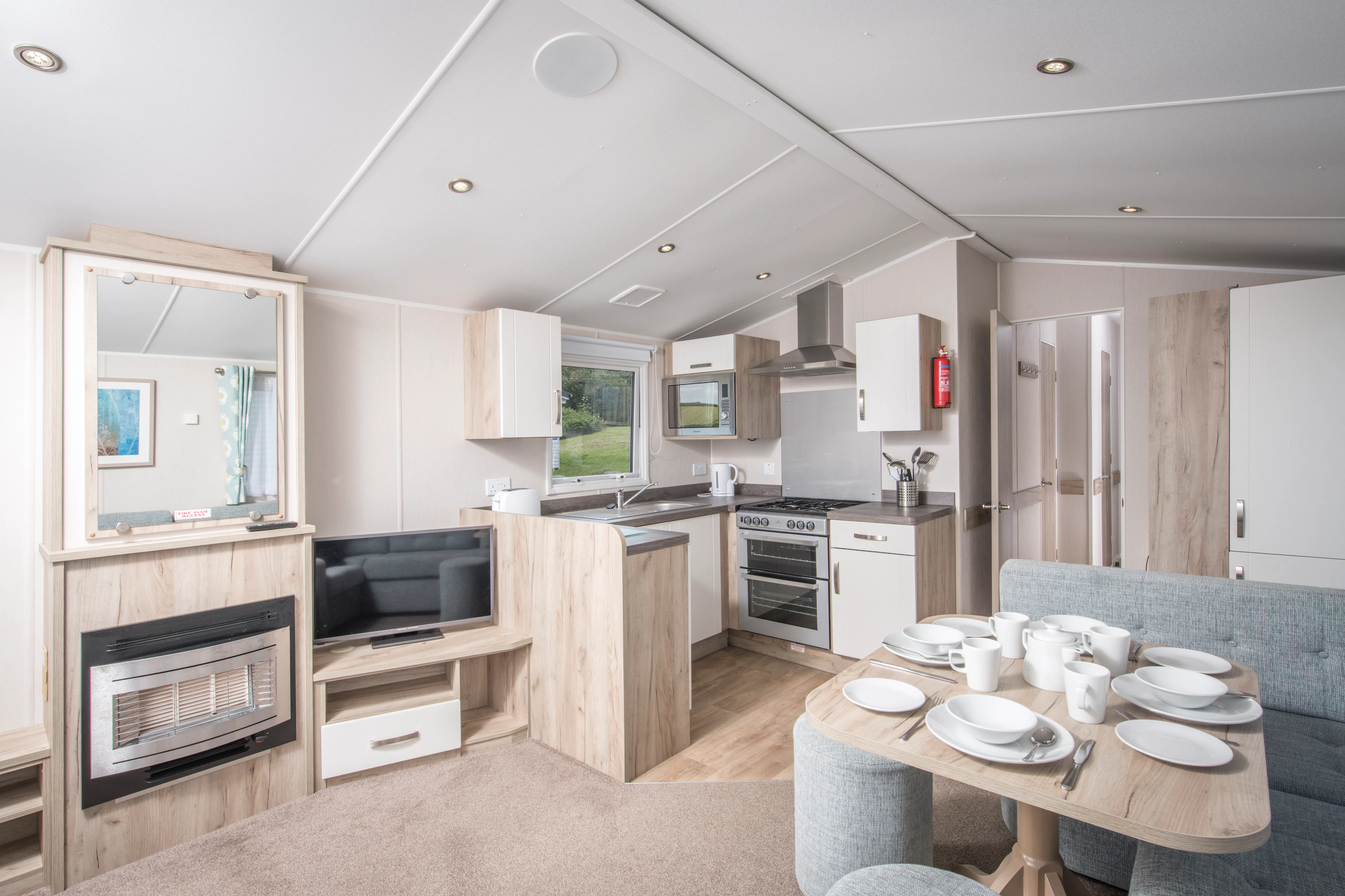 Lounge Area | 3 bed gold caravan