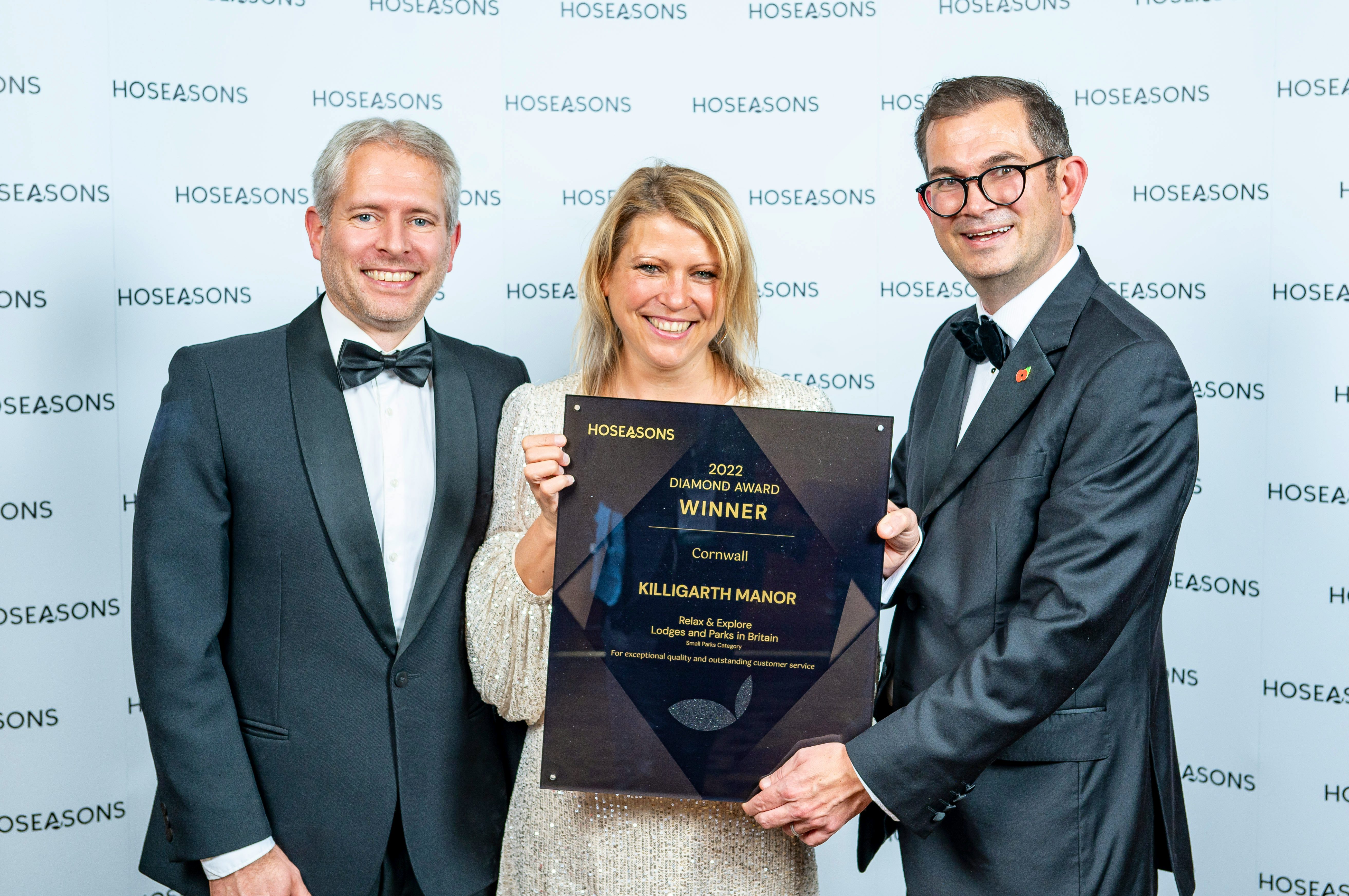 Killigarth Manor win Hoseasons Diamond Award