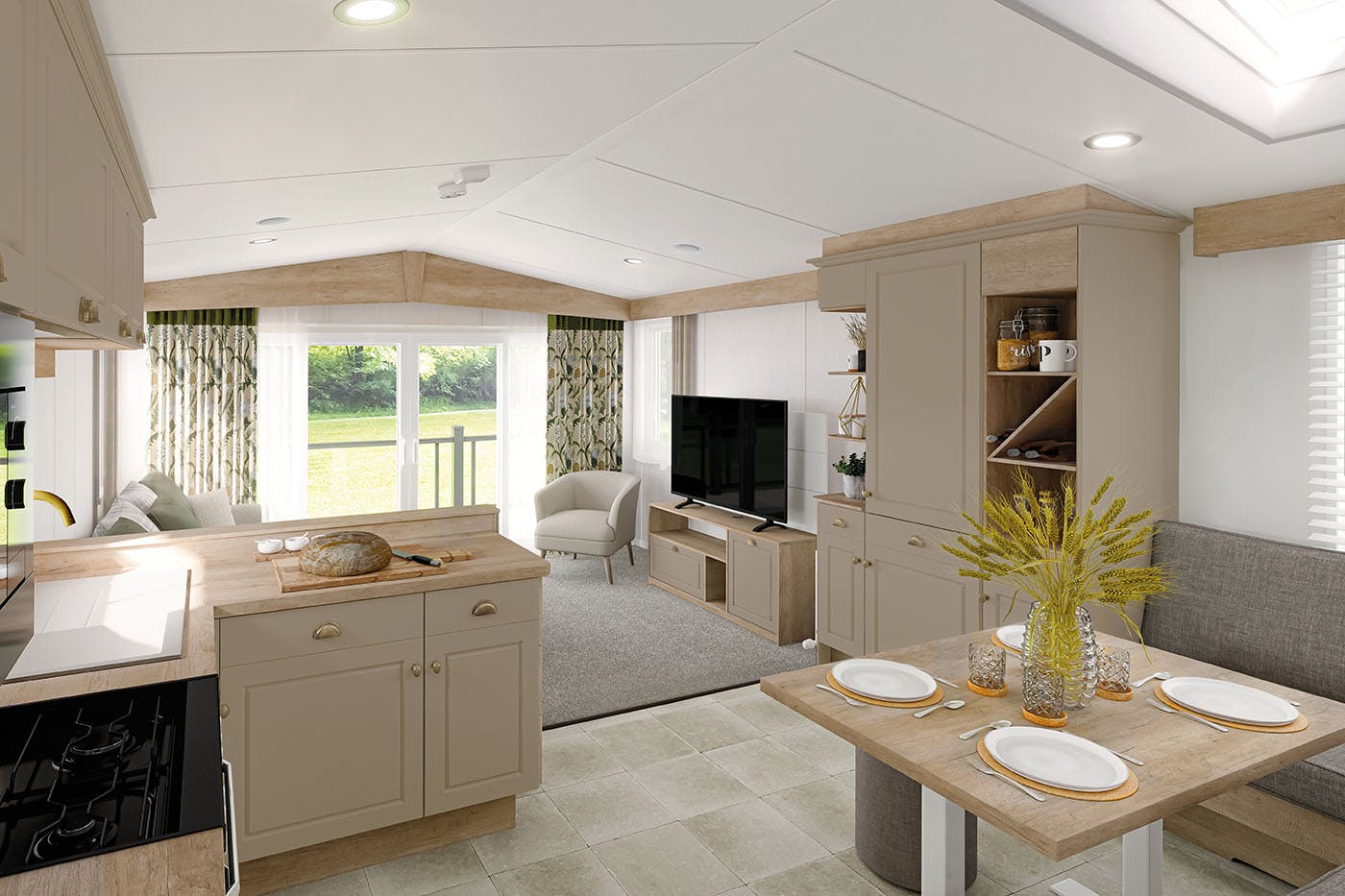 2 Bedroom Platinum Plus Hot Tub Caravan Lodge