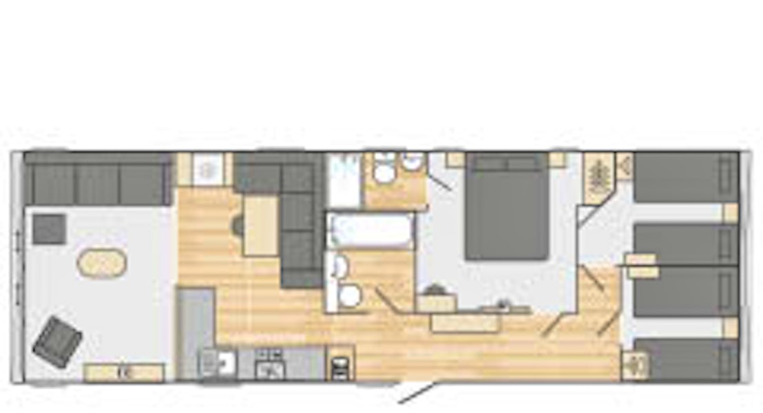 Floorplan ¦ 3 Bedroom Platinum Plus Hot Tub Caravan Lodge