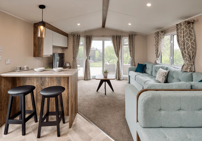 Breakfast bar ¦ Caravan with decking in Brean