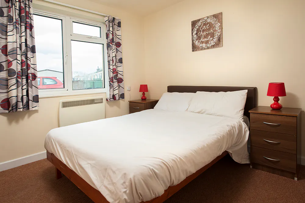 Bedroom  ¦ 2 bed bronze pet friendly accommodation in Somerset
