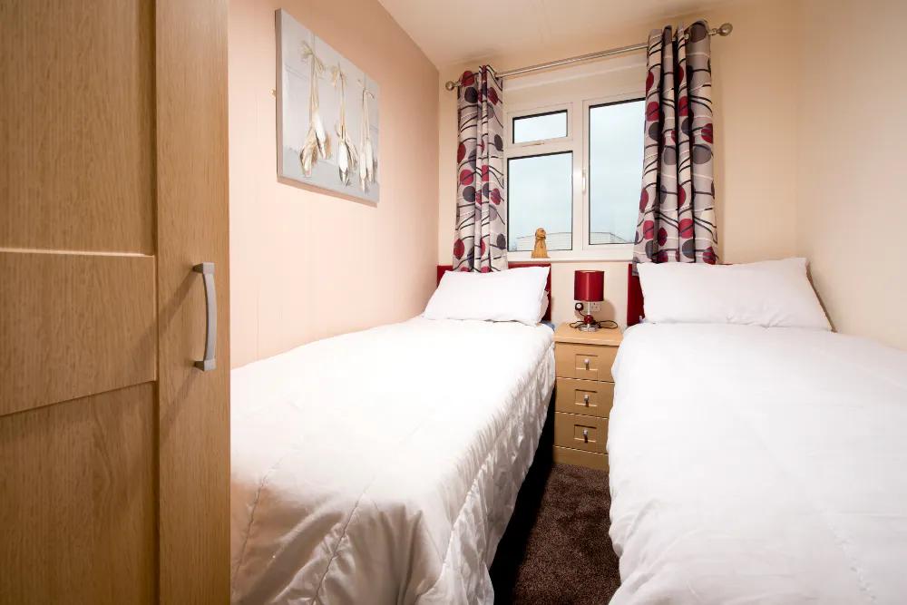Twin room  ¦ 2 bed bronze chalet in Brean Somerset
