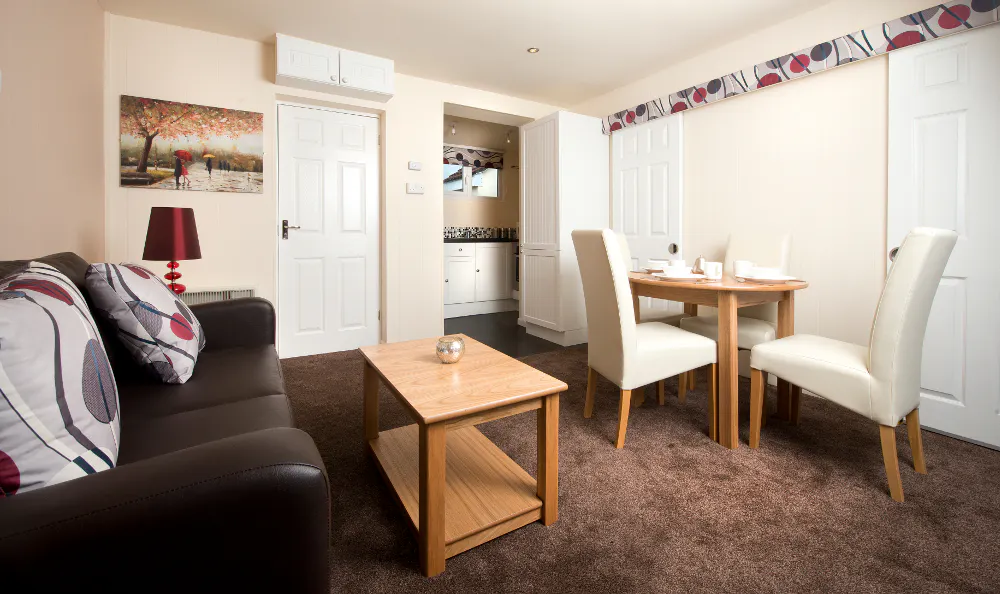 Lounge ¦ 2 bed bronze pet friendly accommodation in Somerset
