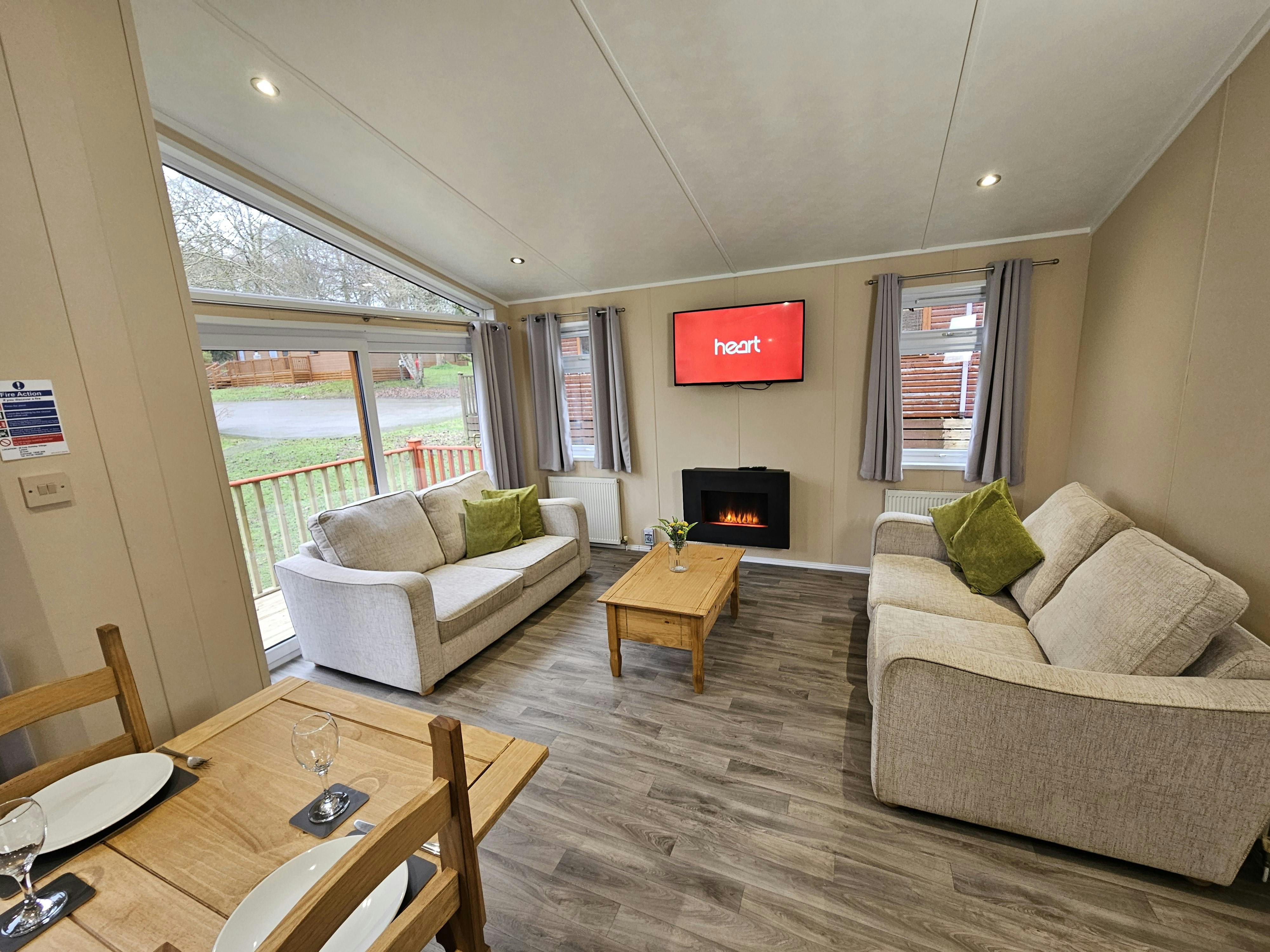 Living Area | 3 Bed Gold Lodge