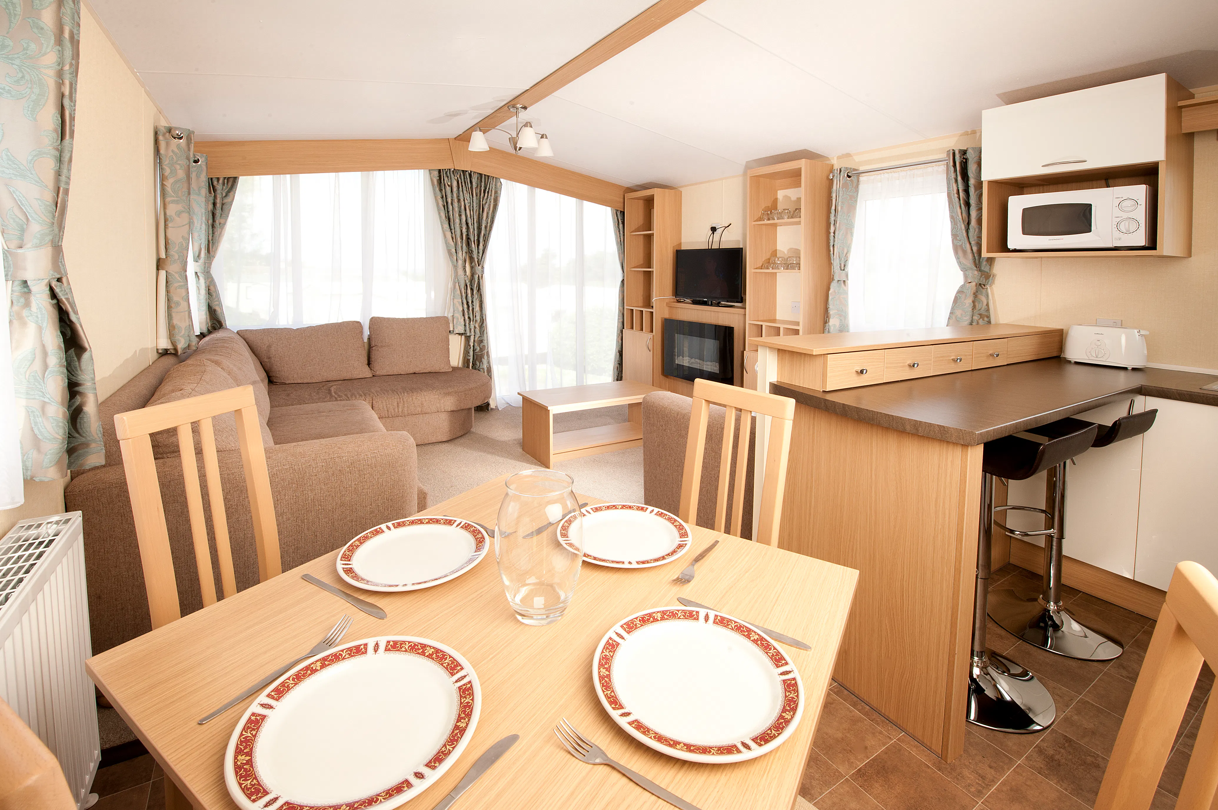 Family Lounge Area- Widemouth Bay Caravan Park