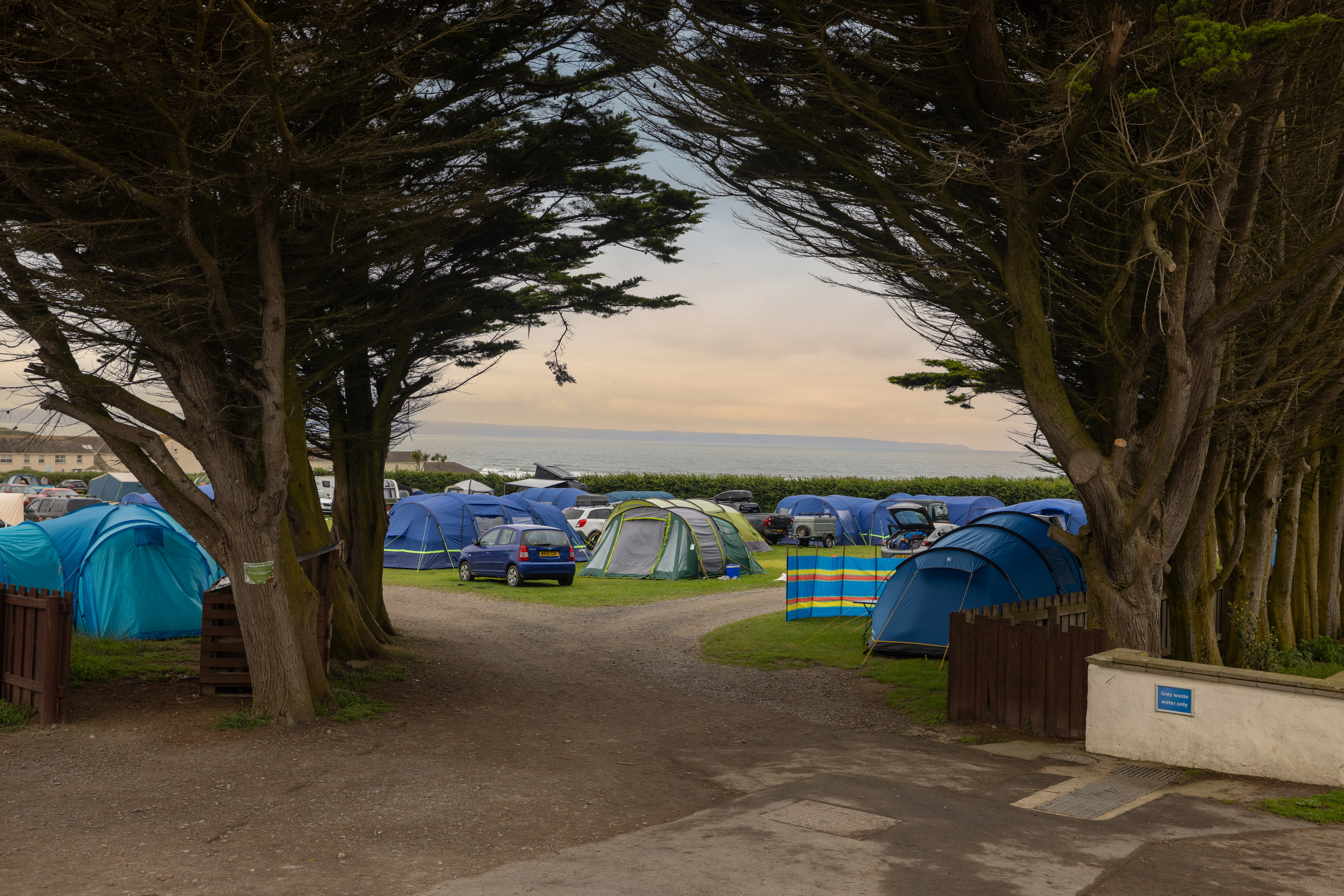 Tent pitch in Croyde