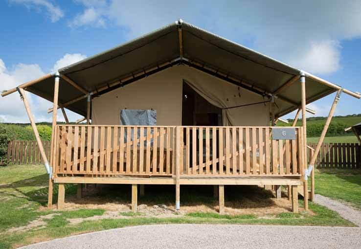 Croyde safari tent Ruda North Devon
