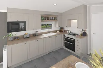 Alt kitchen  ¦ 2 bed platinum caravan holiday ¦ 2 bed platinum caravan holiday