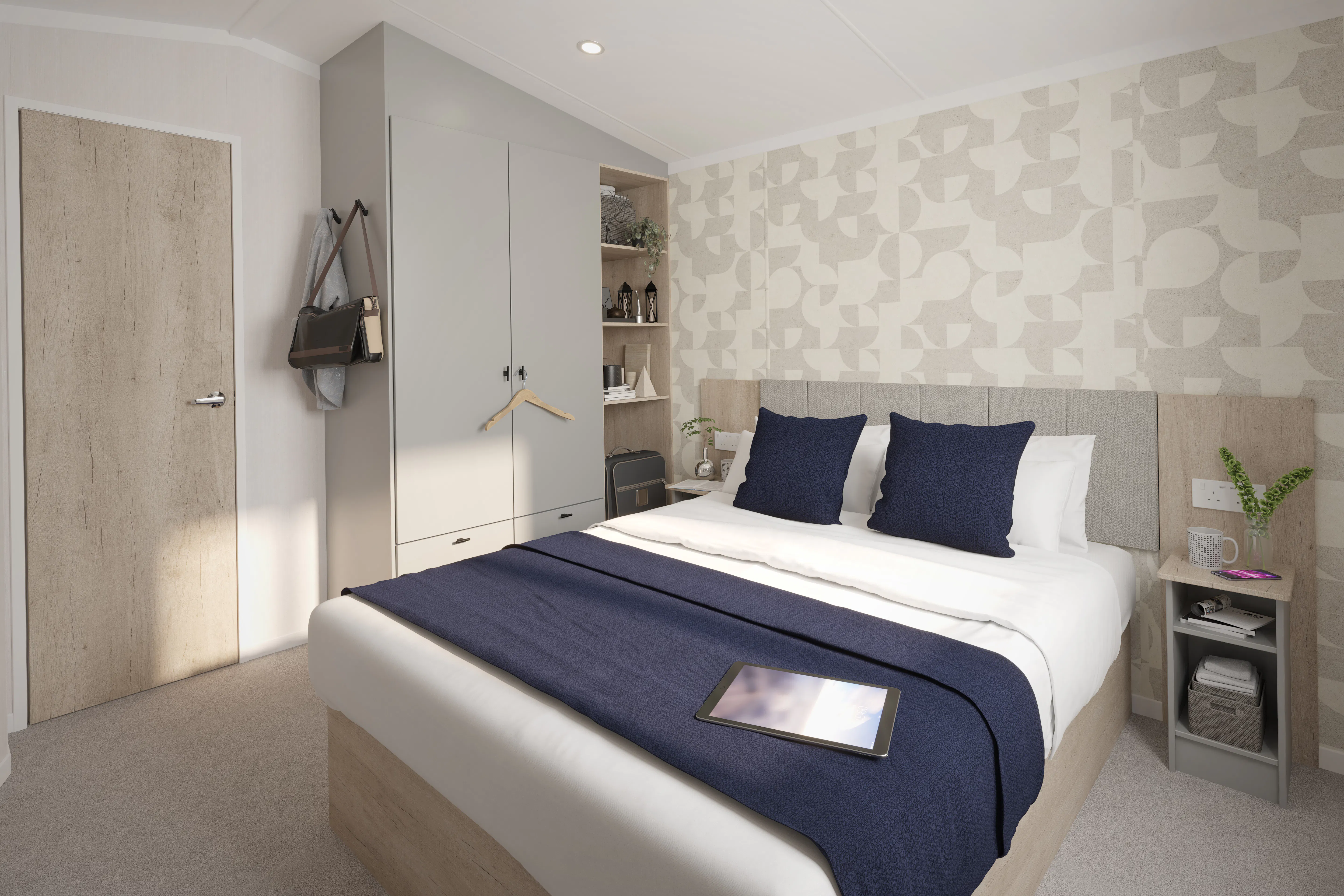 Master bedroom ¦ 2 bed platinum caravan holiday