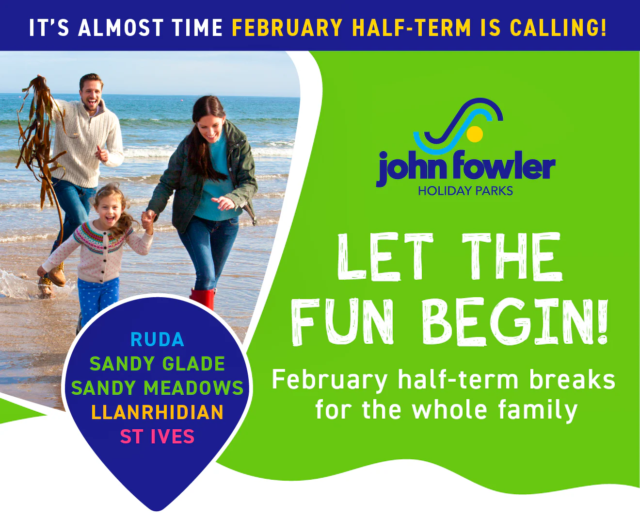 Dog-friendly holiday parks. Pet-friendly holiday parks. Half-term breaks. Caravan park deals.