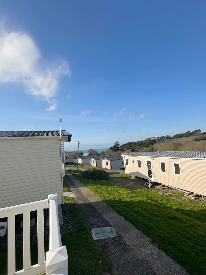 Sea view from decking