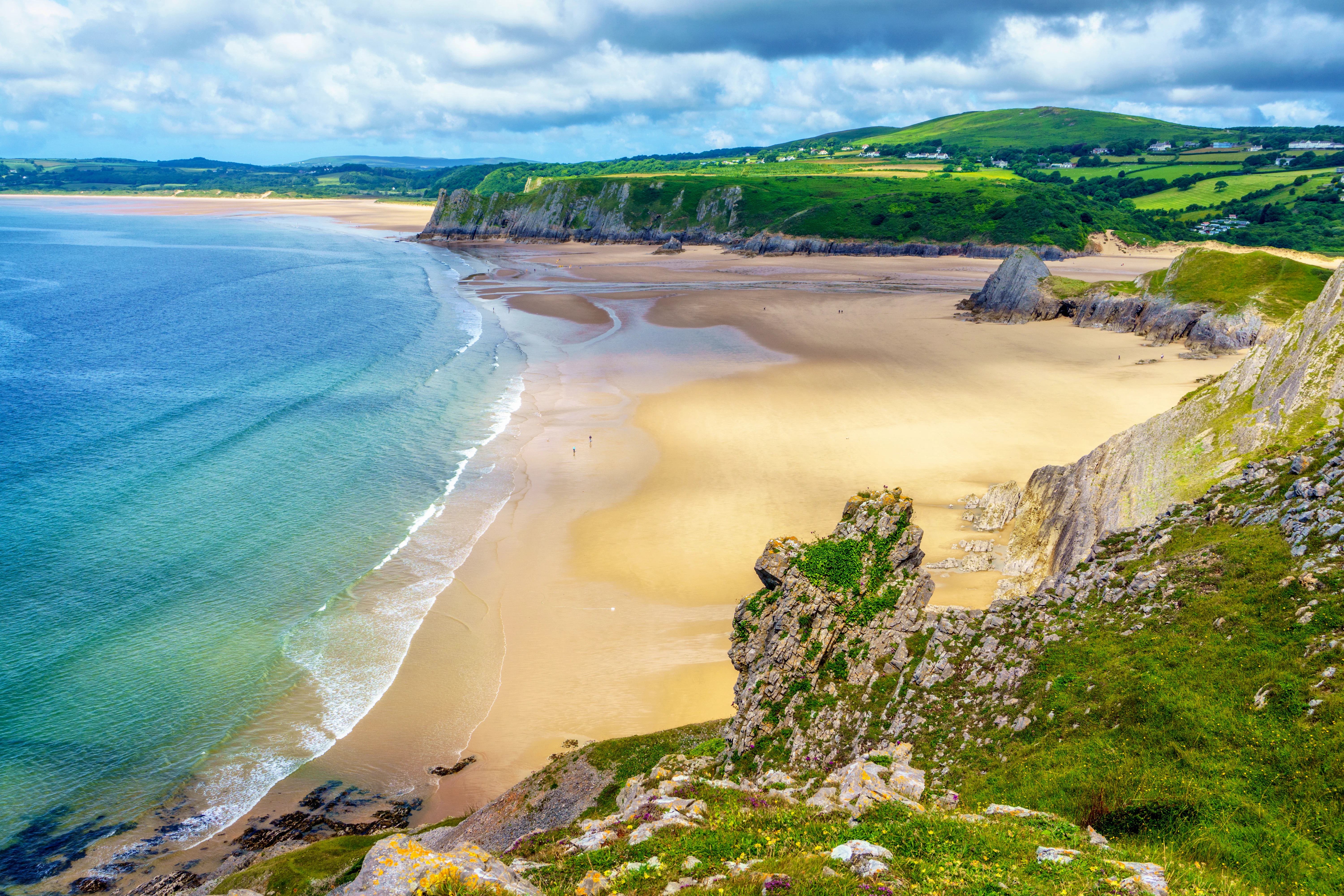 Walking holidays Wales. Pembrokeshire. Swansea. Pet-friendly caravan parks Wales. Family breaks in Wales.