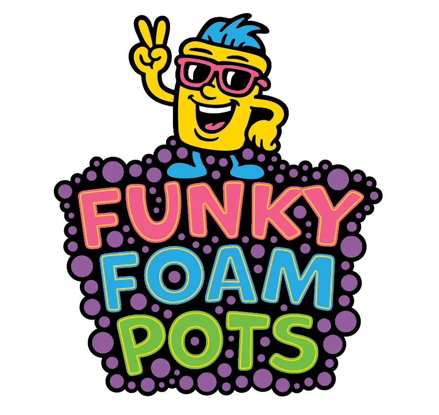Funky Foam Pots