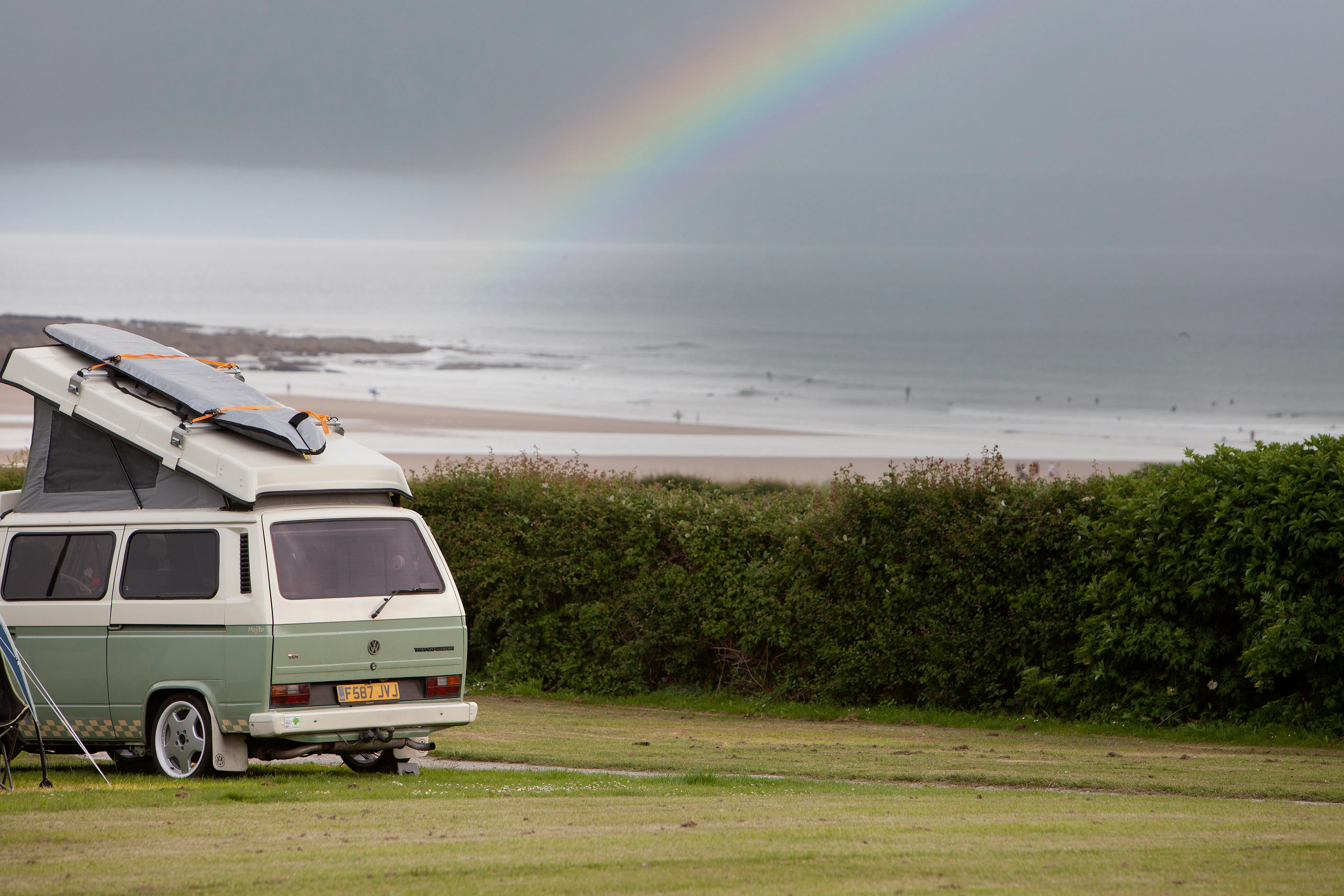Surfers' Paradise - non-electric grass pitches for tents & campervans